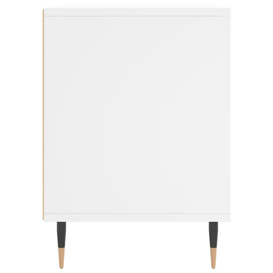 Tables de chevet 2 pcs blanc 40x35x50 cm bois d’ingénierie - 6