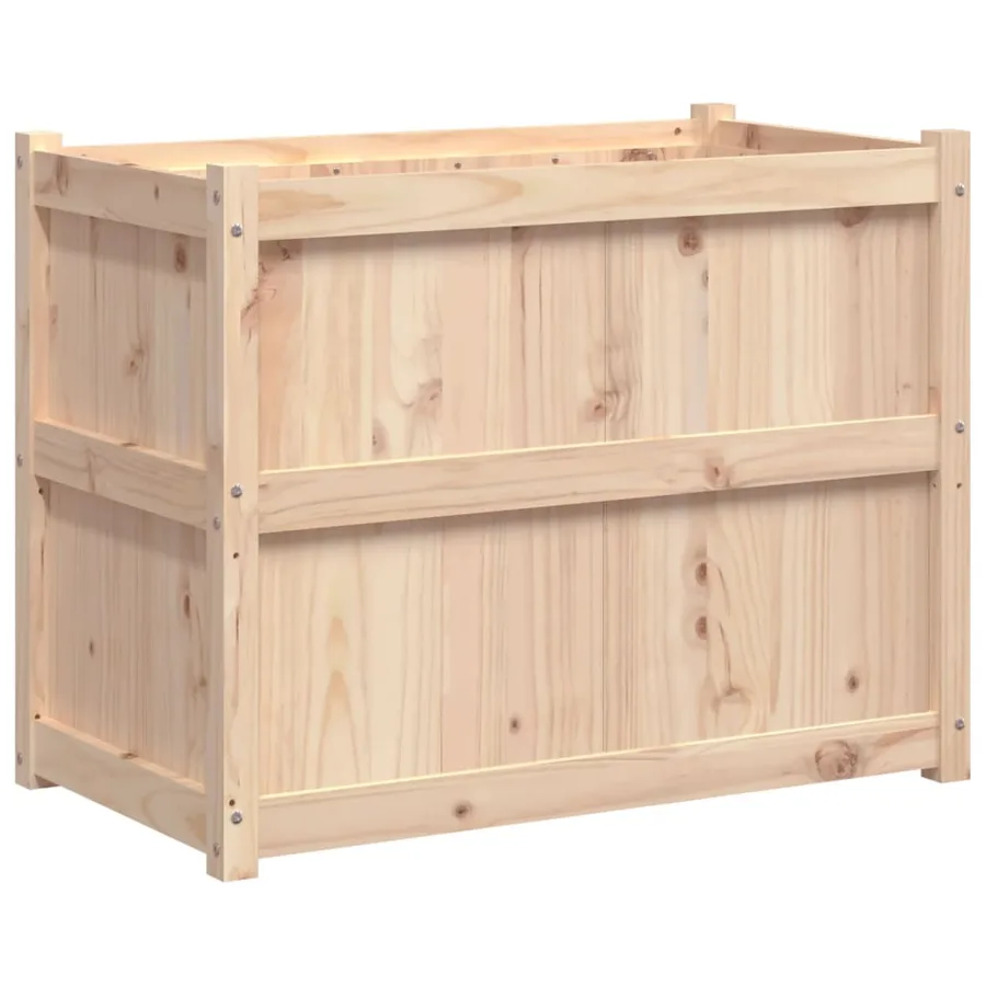 Jardinière 90x50x70 cm bois de pin massif - 2