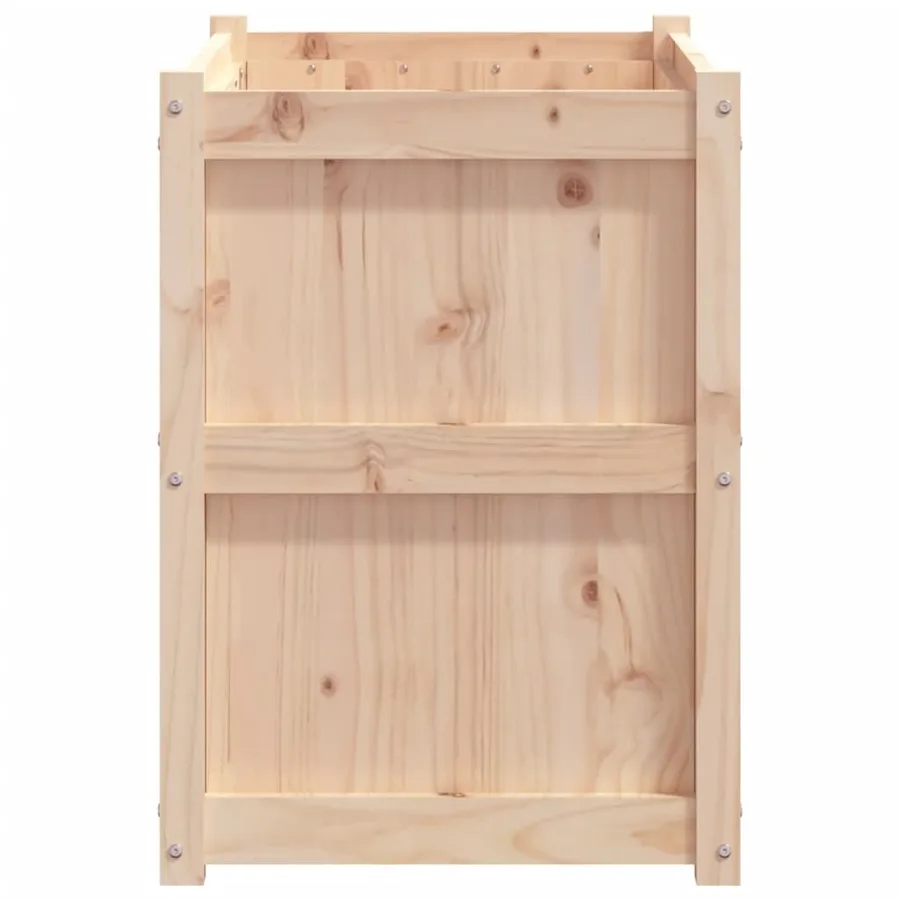 Jardinière 90x50x70 cm bois de pin massif - 6