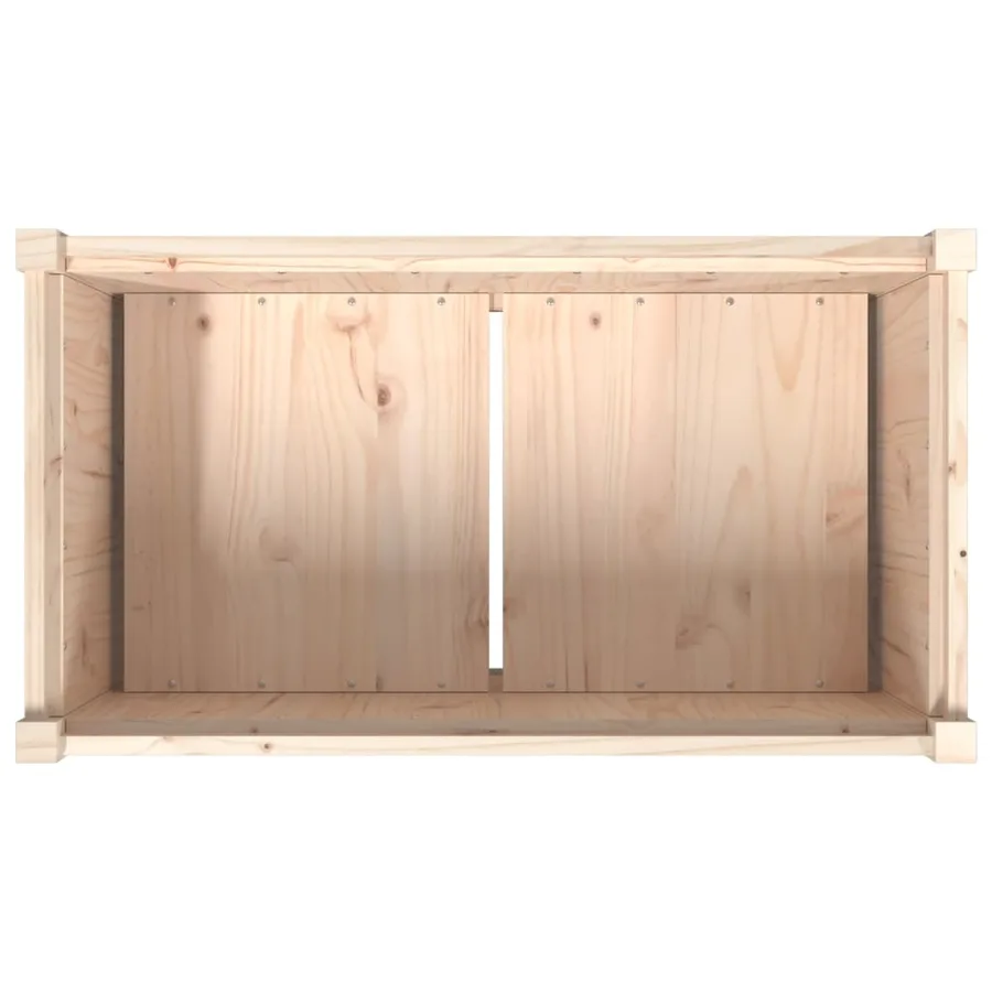 Jardinière 90x50x70 cm bois de pin massif - 8
