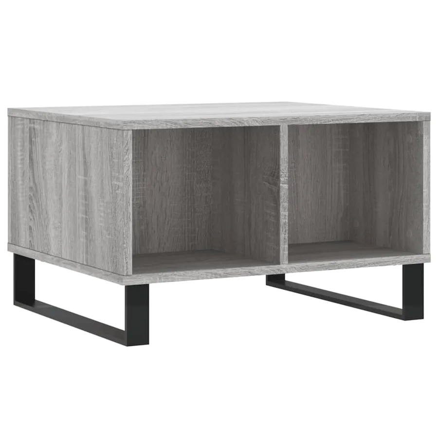 Table basse Sonoma gris 60x50x36,5 cm Bois d'ingénierie - 2