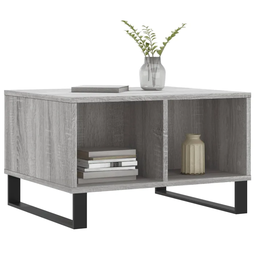 Table basse Sonoma gris 60x50x36,5 cm Bois d'ingénierie - 3