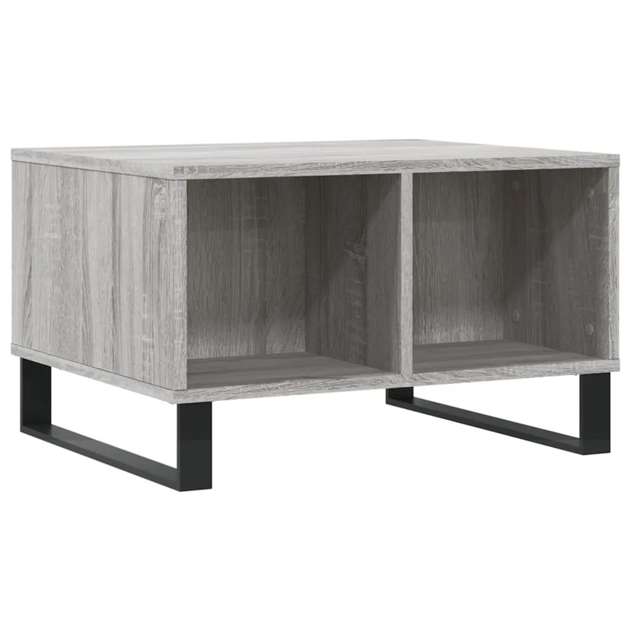 Table basse Sonoma gris 60x50x36,5 cm Bois d'ingénierie - 6