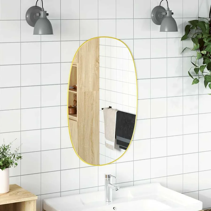 Miroir mural Doré 70x45 cm - 3