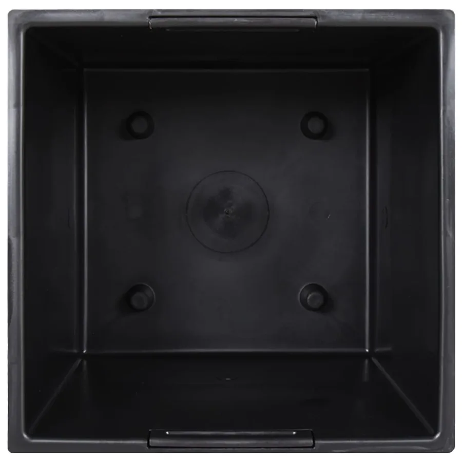 Jardinière et intérieur amovible anthracite 21 /49 L rotin PP - 5