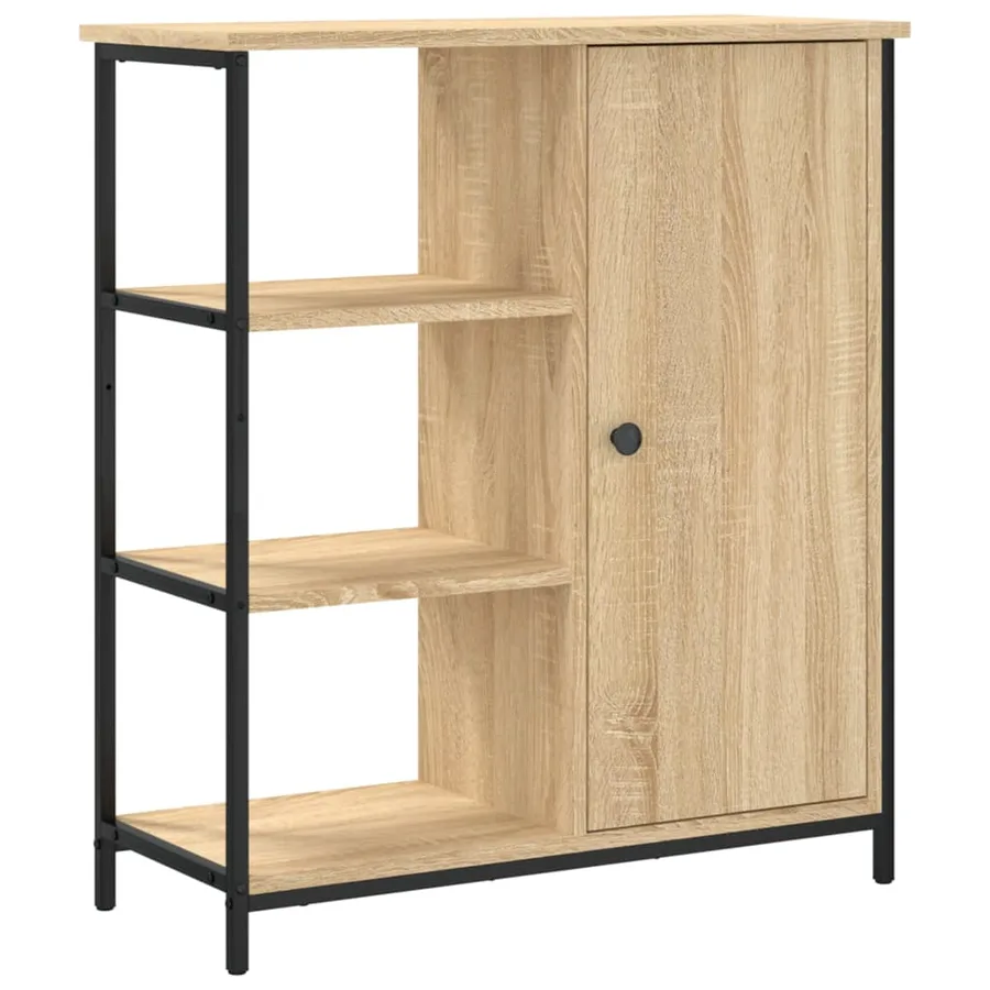 Buffet Chêne Sonoma 70x30x80 cm Bois d'ingénierie - 2