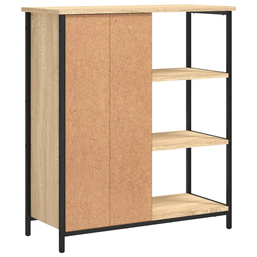 Buffet Chêne Sonoma 70x30x80 cm Bois d'ingénierie - 8