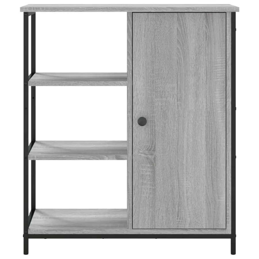 Buffet sonoma gris 70x30x80 cm bois d'ingénierie - 6