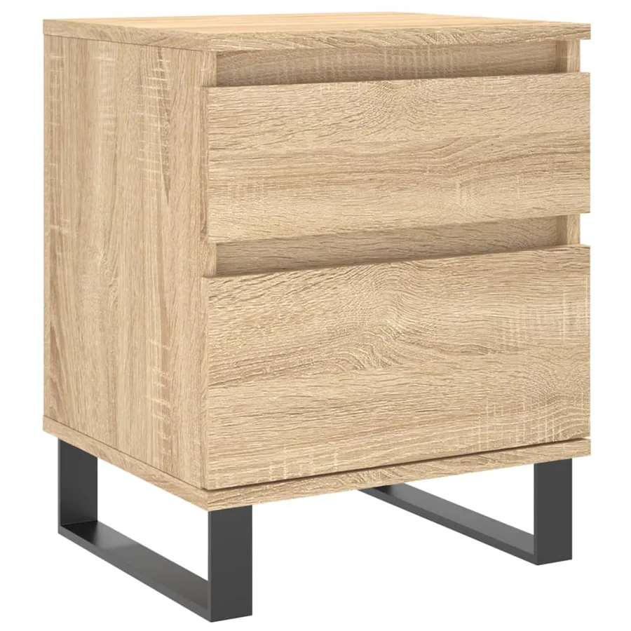 Table de chevet chêne sonoma 40x35x50 cm bois d’ingénierie - 2