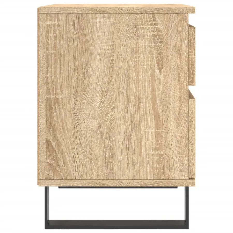 Table de chevet chêne sonoma 40x35x50 cm bois d’ingénierie - 6