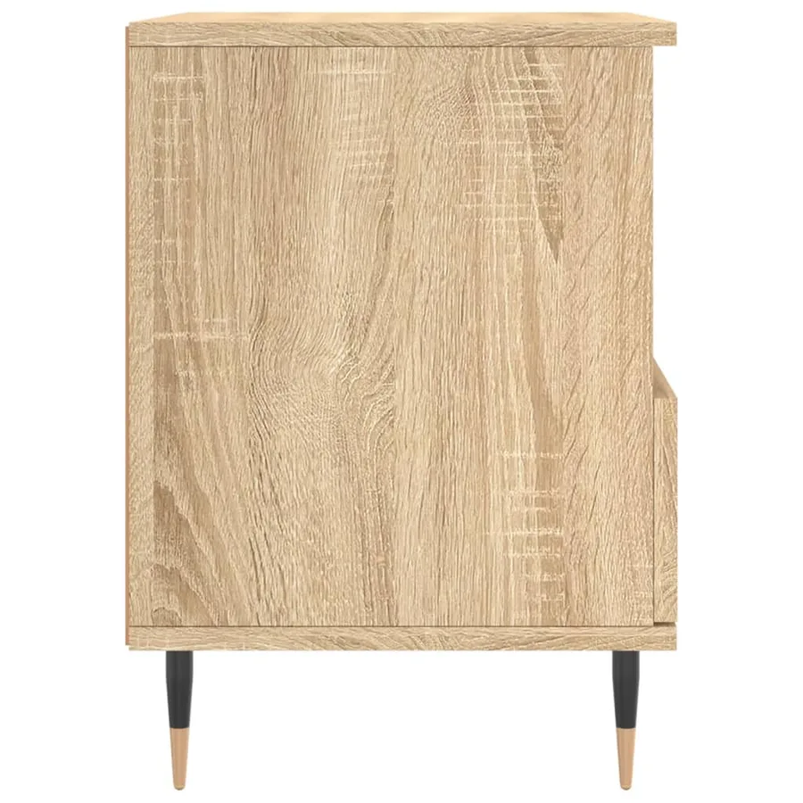 Table de chevet chêne sonoma 40x35x50 cm bois d’ingénierie - 7