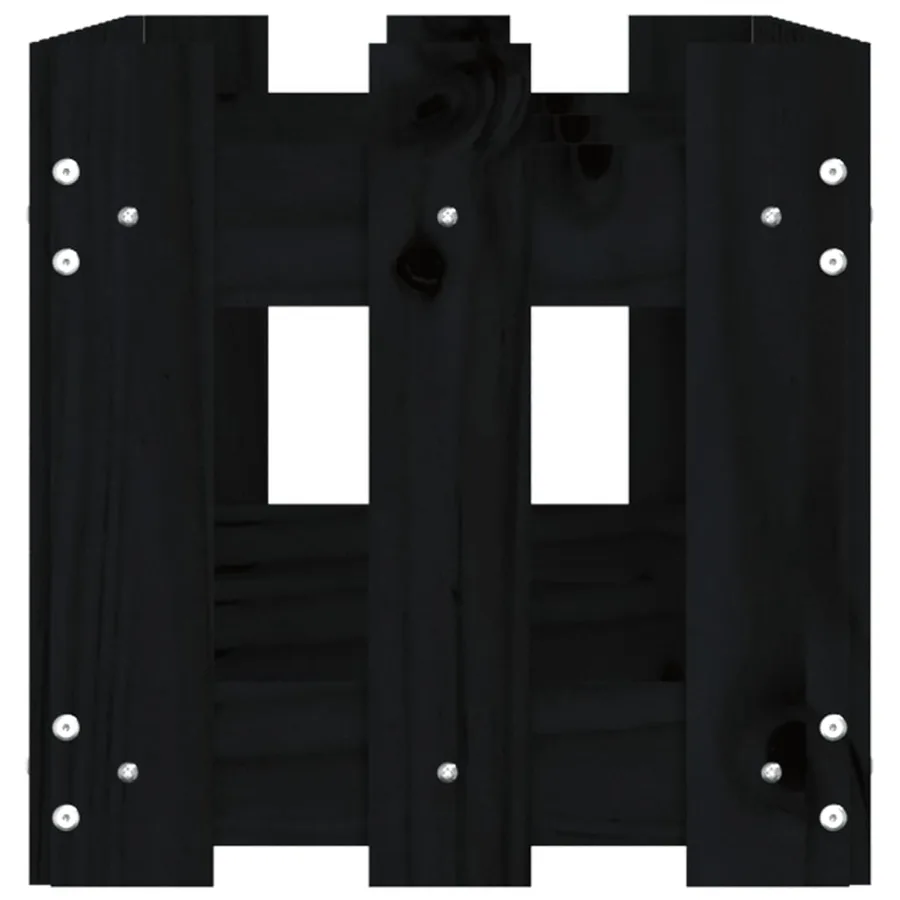 Lit surélevé de jardin design de clôture 150x30x30cm pin massif - 6
