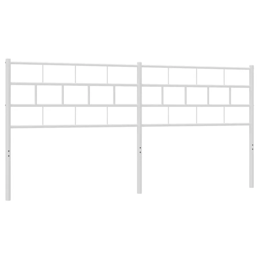 Tête de lit de remplacement métal blanc 193 cm - 2