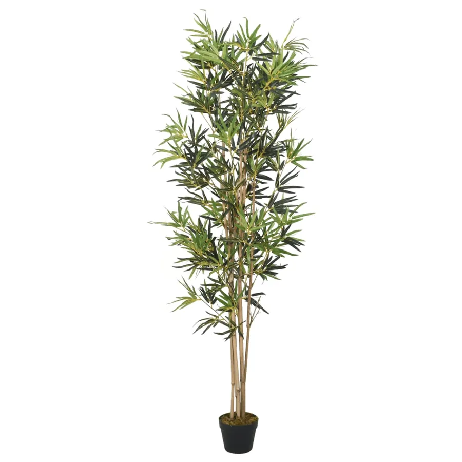 Bambou artificiel 1104 feuilles 180 cm vert