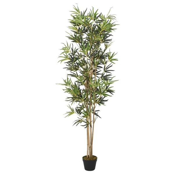 Bambou artificiel 1104 feuilles 180 cm vert