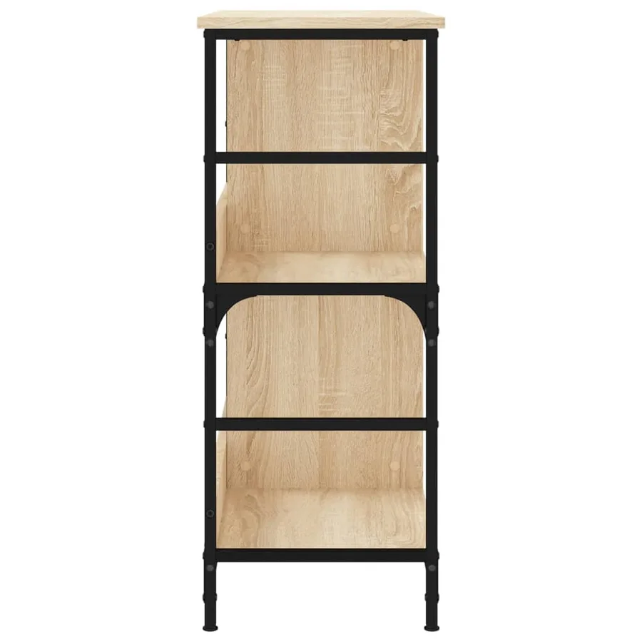 Bibliothèque chêne sonoma 78,5x33x82 cm bois d'ingénierie - 5