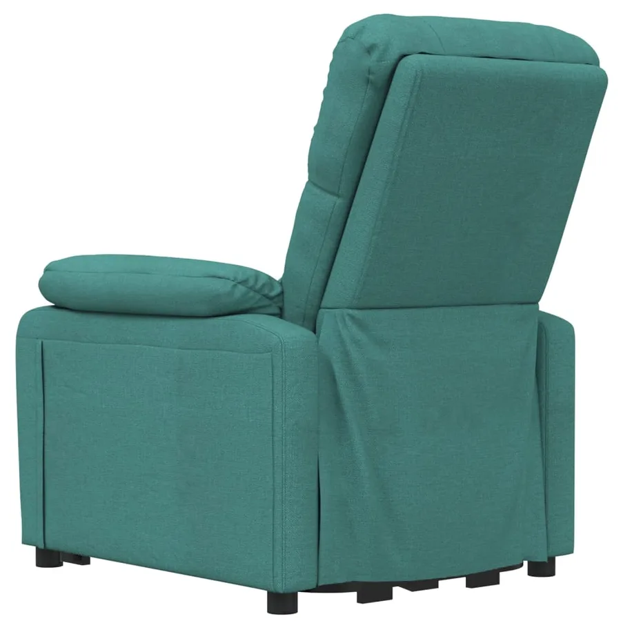 Fauteuil inclinable électrique Vert foncé Tissu - 6