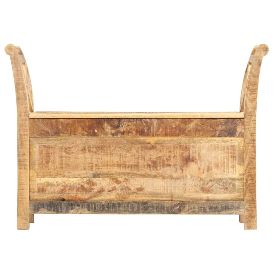 Banc d'entrée 103x33x72 cm Bois de manguier solide - 2
