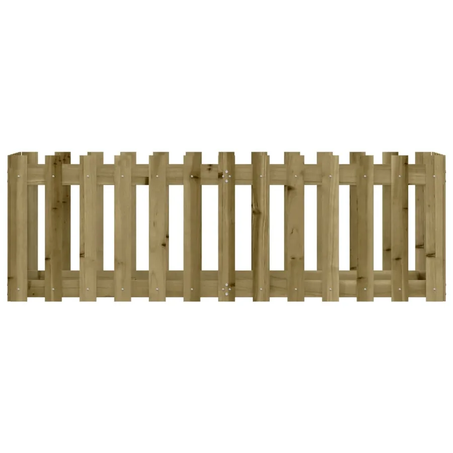 Lit surélevé de jardin design de clôture bois de pin imprégné - 5