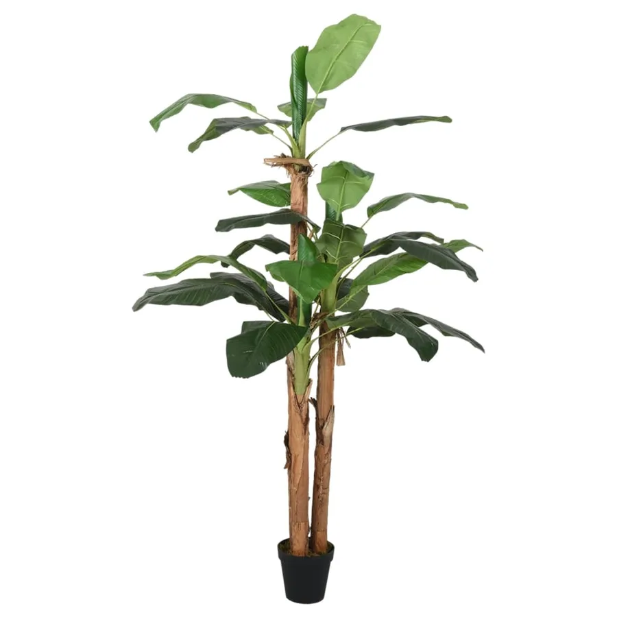 Bananier artificiel 22 feuilles 200 cm vert - 2