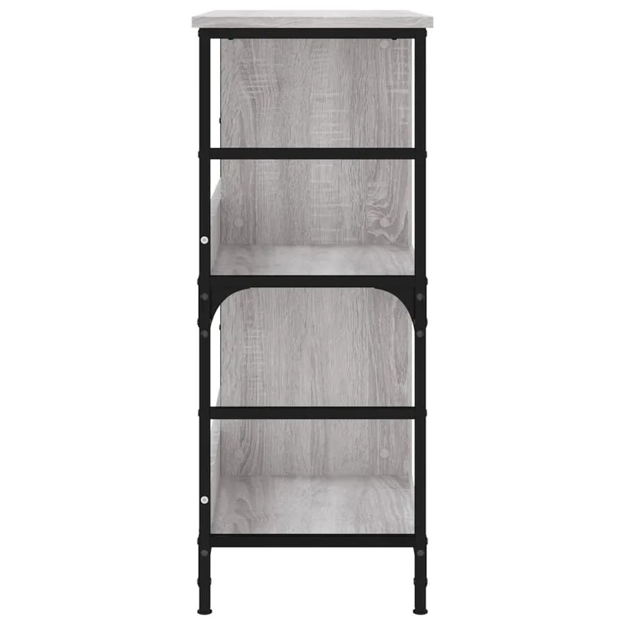 Bibliothèque sonoma gris 78,5x33x82 cm bois d'ingénierie - 5