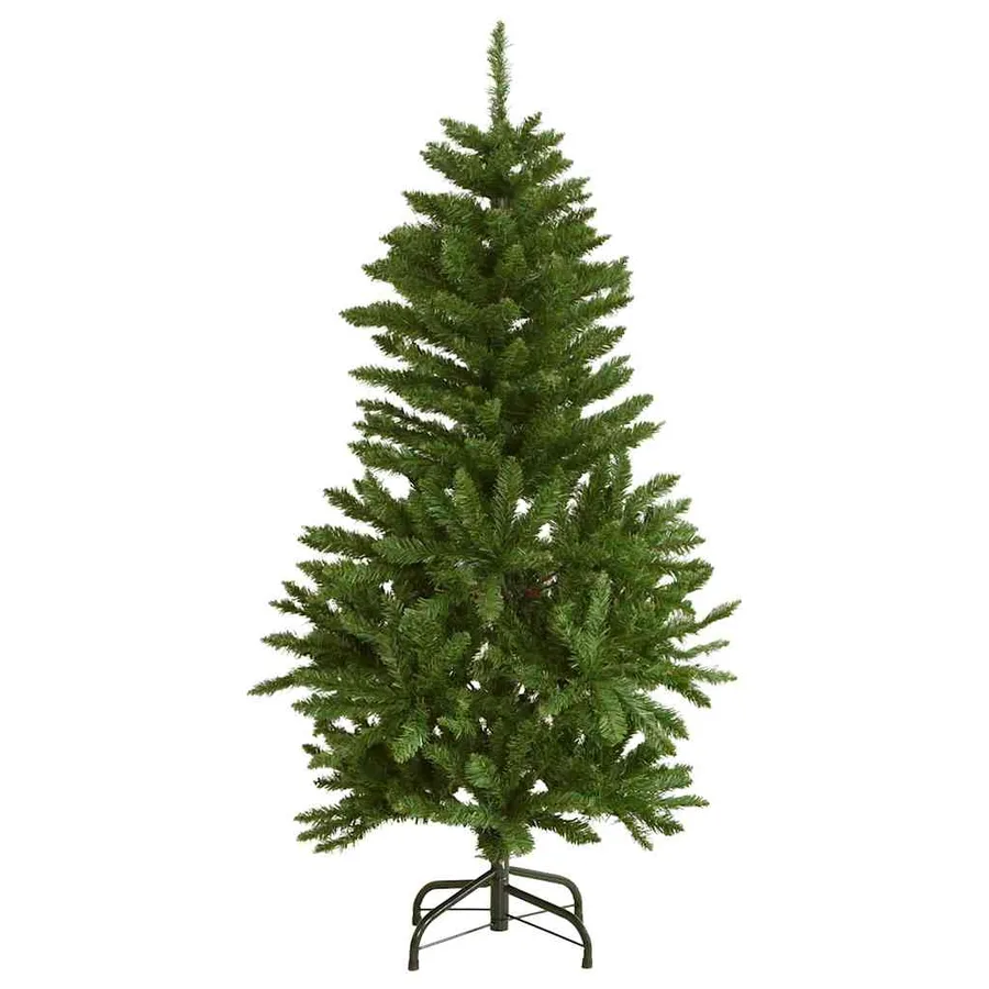 Sapin de Noël artificiel articulé 150 LED et boules 120 cm - 5