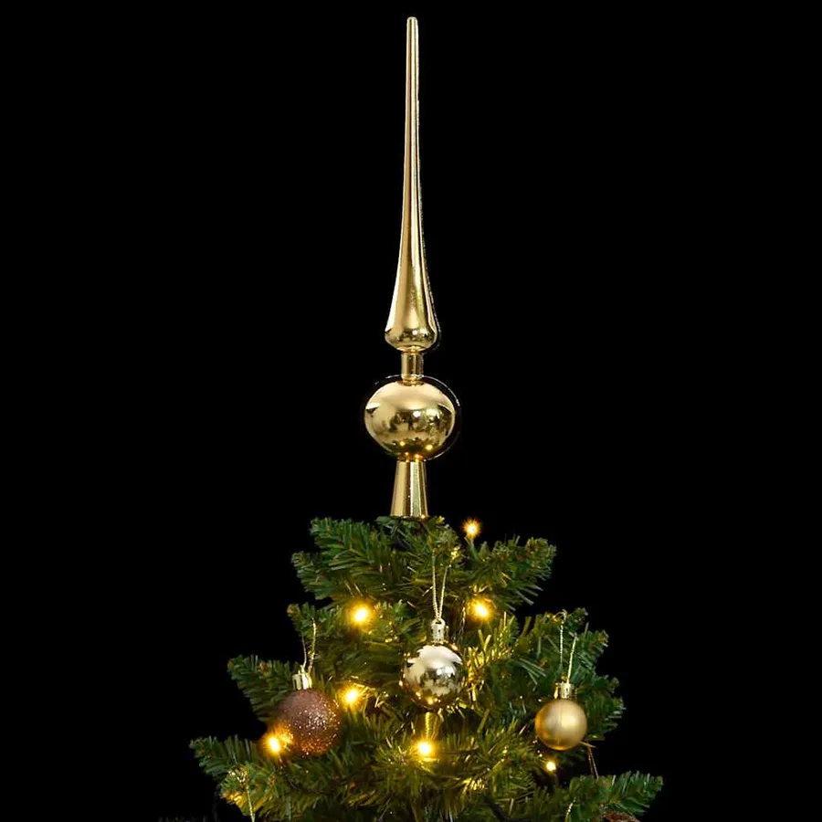 Sapin de Noël artificiel articulé 150 LED et boules 120 cm - 2