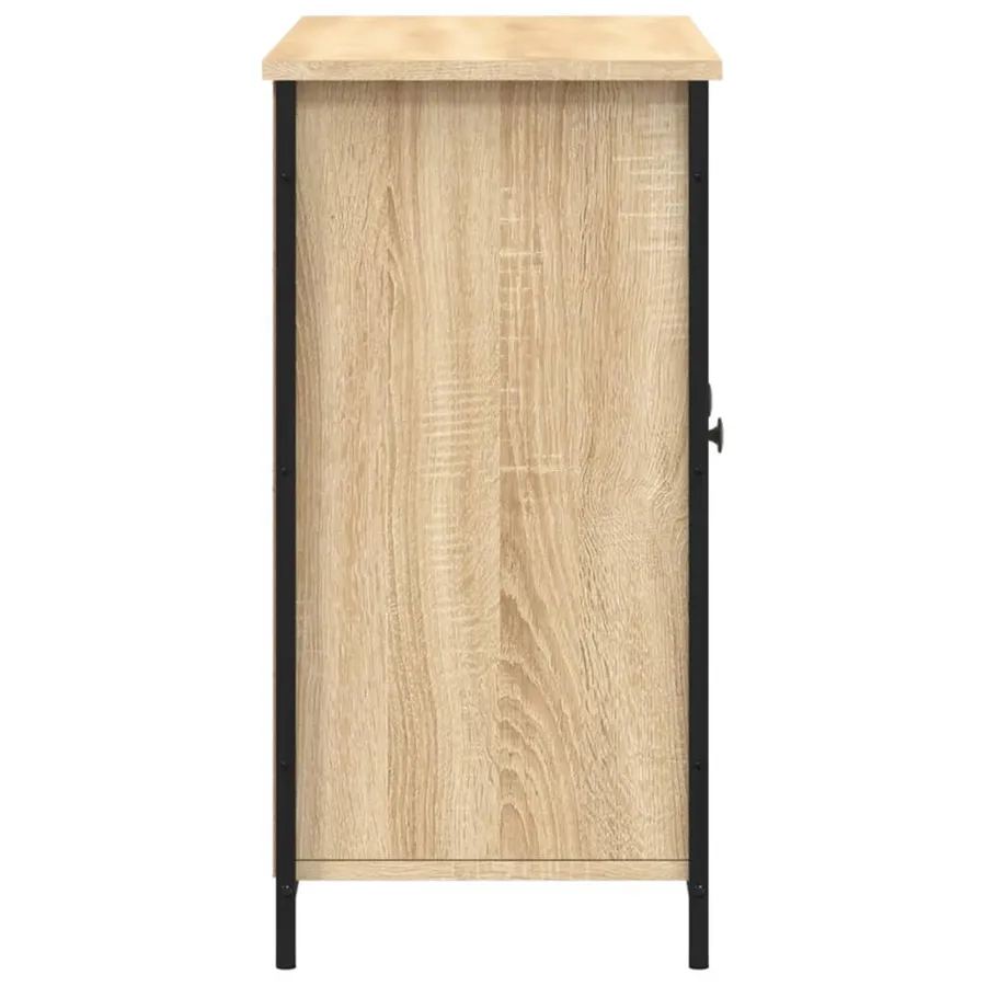 Buffet chêne sonoma 100x35x70 cm bois d'ingénierie - 7