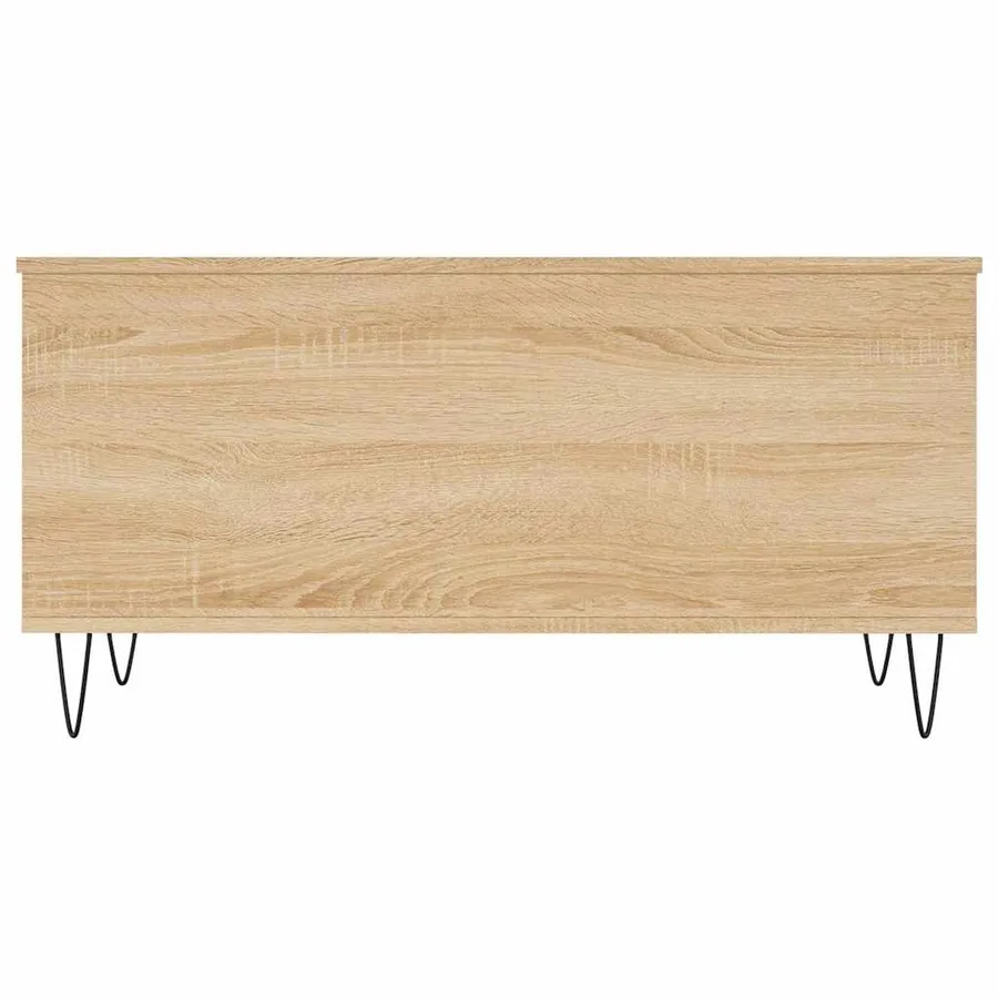 Table basse Chêne sonoma 90x44,5x45 cm Bois d'ingénierie - 6