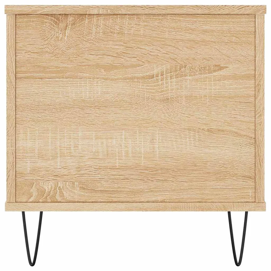 Table basse Chêne sonoma 90x44,5x45 cm Bois d'ingénierie - 7