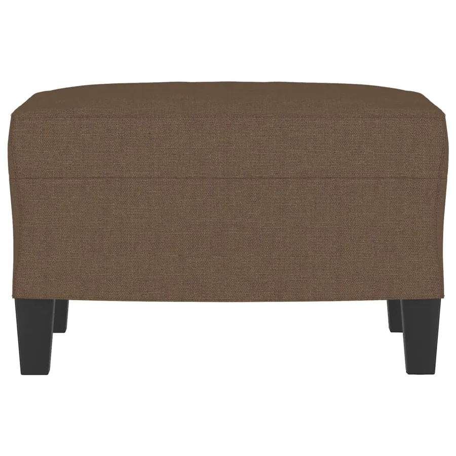 Repose-pied Marron 60x50x41 cm Tissu - 3