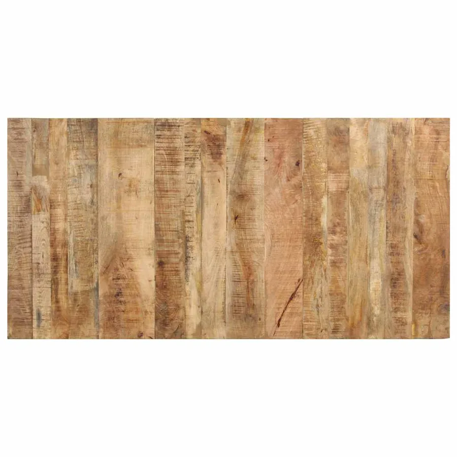 Table de salle à manger 160x80x76 cm Bois de manguier brut - 3