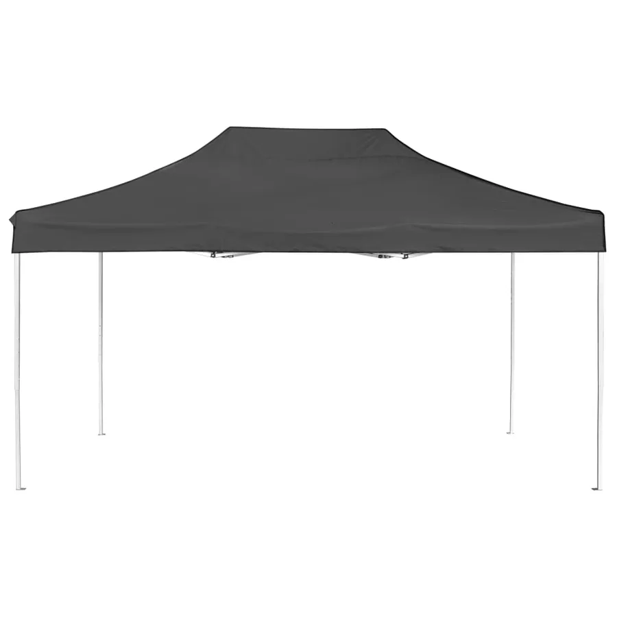 Tente de réception pliable Aluminium 4,5x3 m Anthracite - 3
