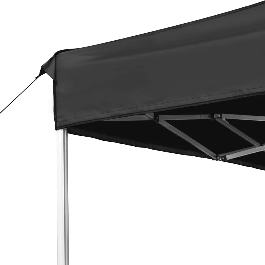Tente de réception pliable Aluminium 4,5x3 m Anthracite - 5