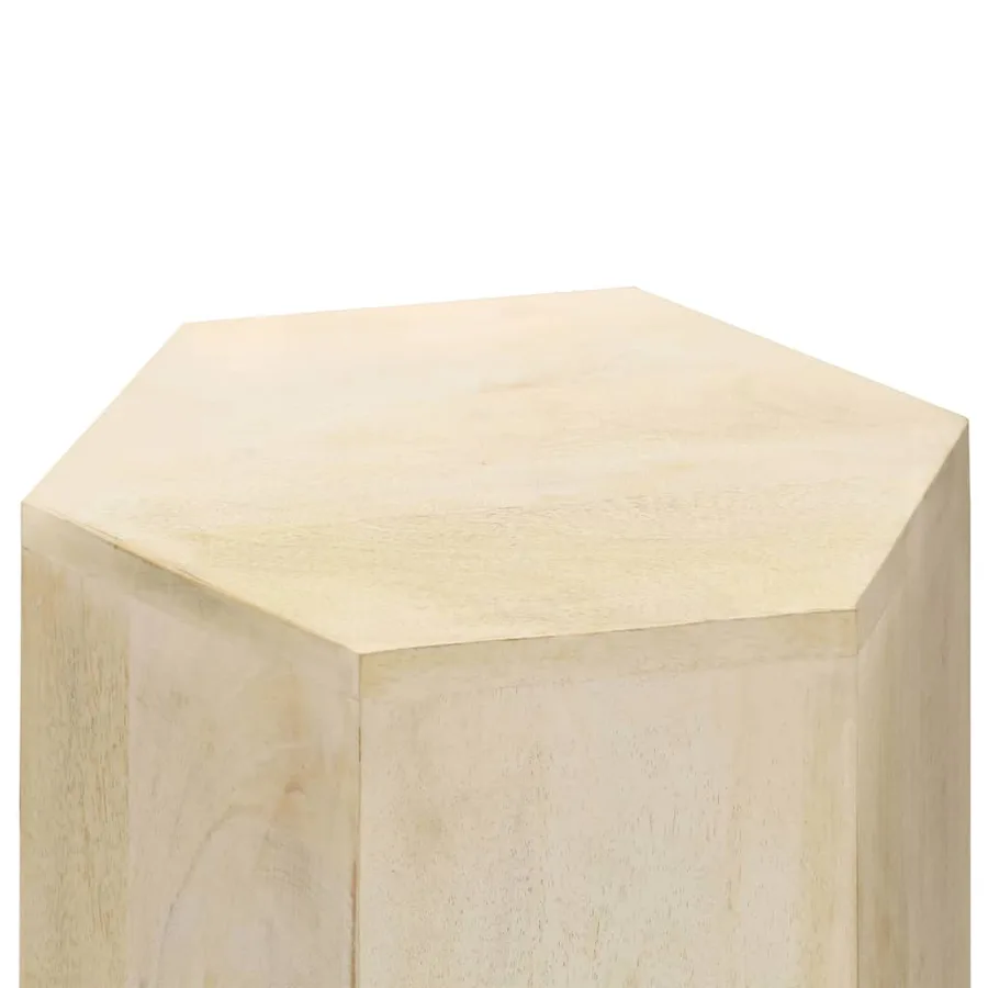 Ensemble de table basse 3 pcs Bois de manguier massif - 12