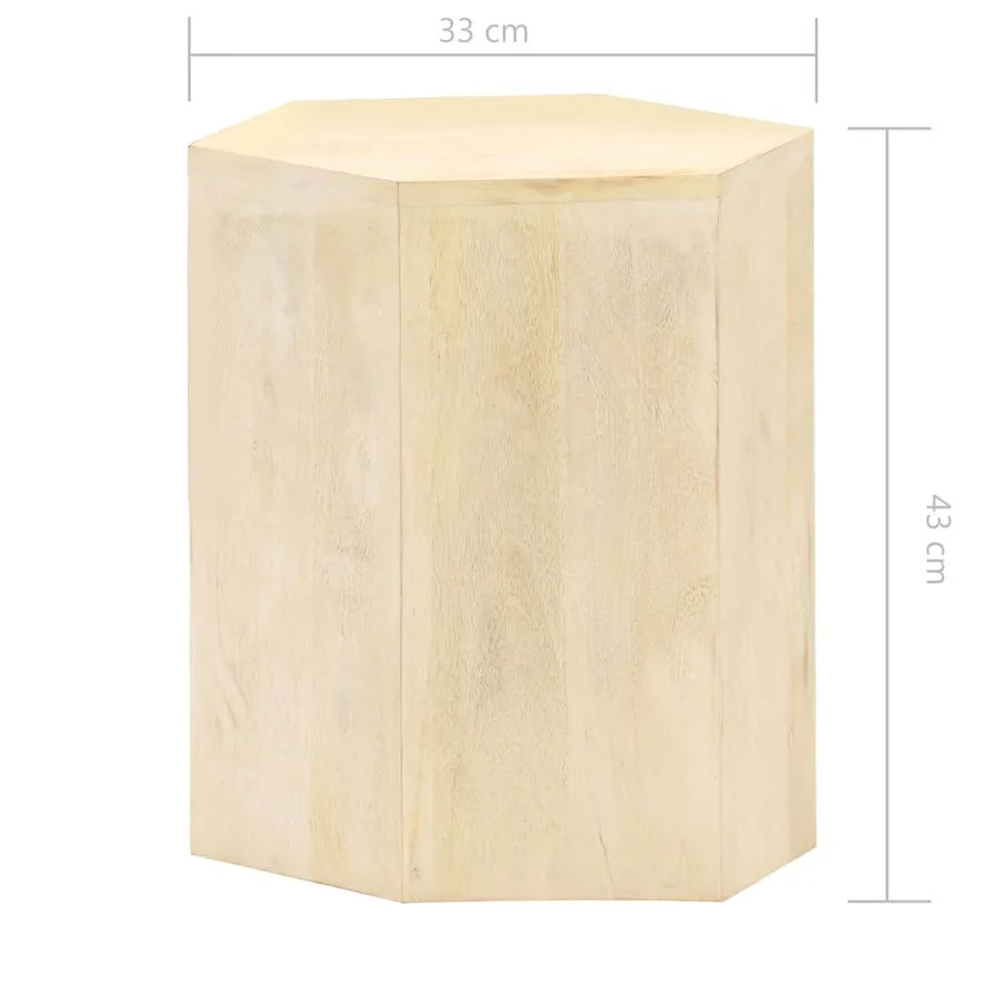 Ensemble de table basse 3 pcs Bois de manguier massif - 17