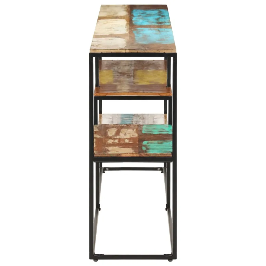 Buffet 150x30x75 cm Bois de récupération massif - 3