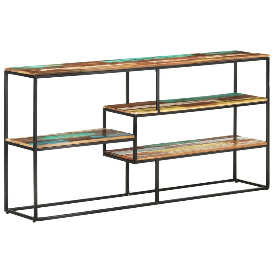 Buffet 150x30x75 cm Bois de récupération massif - 7