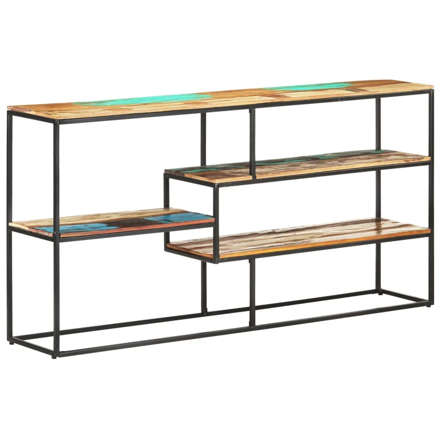 Buffet 150x30x75 cm Bois de récupération massif - 9