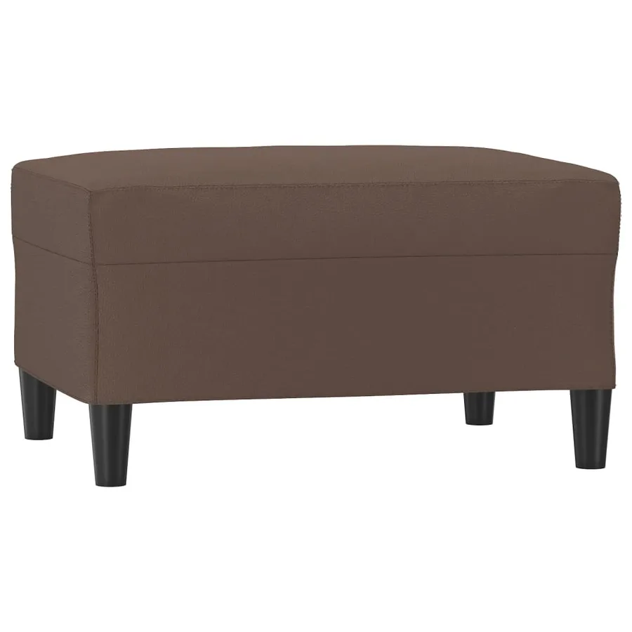 Repose-pied Marron 70x55x41 cm Similicuir - 2