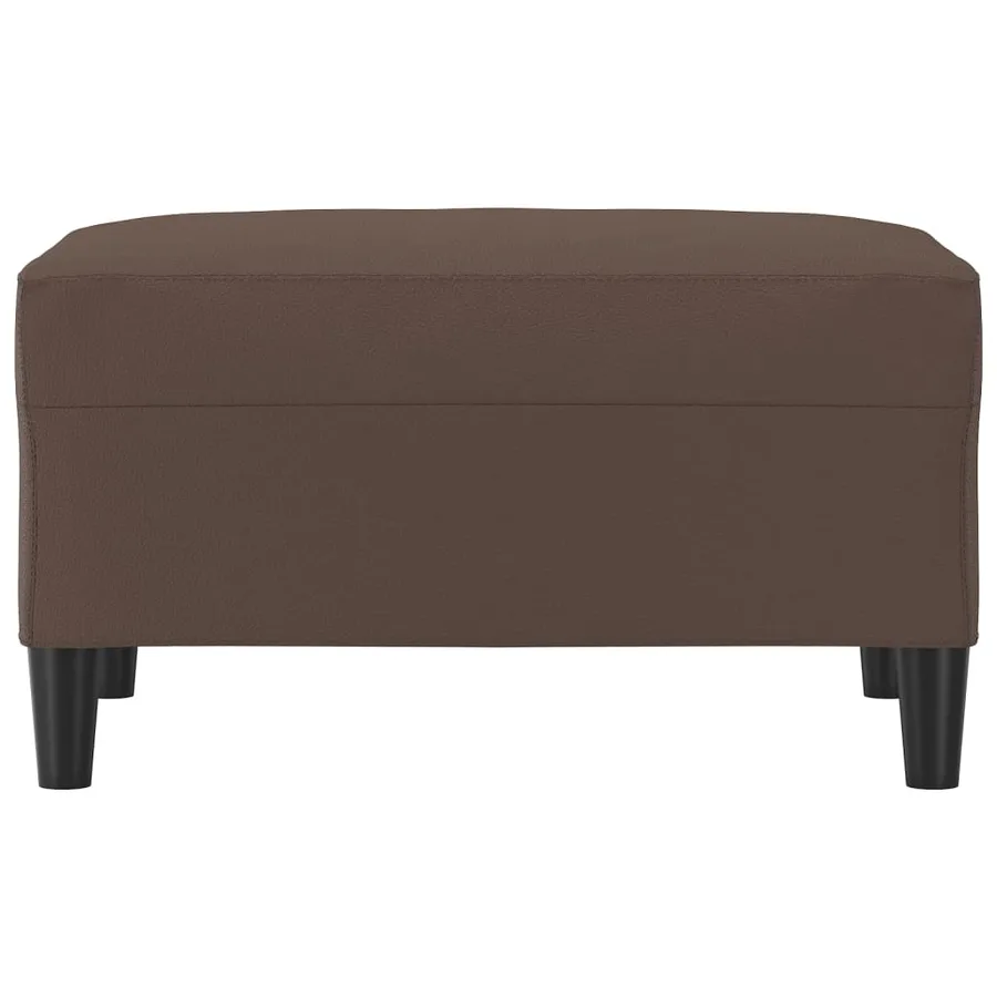Repose-pied Marron 70x55x41 cm Similicuir - 3