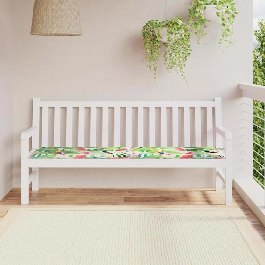 Coussin de banc Tissu Oxford Multicolore 150 x 50 x 3 cm