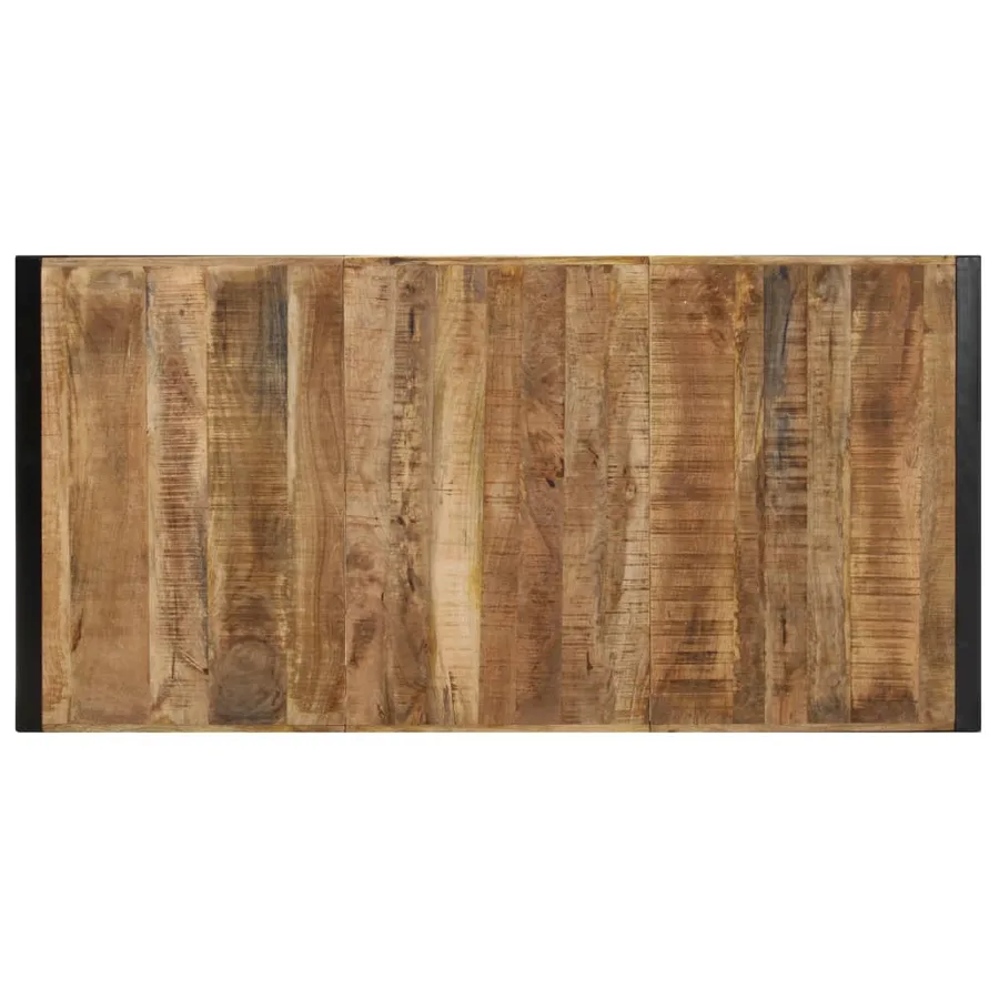 Table basse 180x90x40 cm Bois de manguier brut - 3