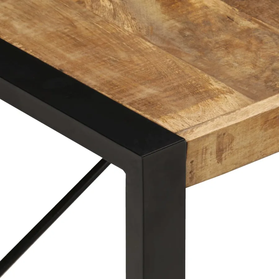 Table basse 180x90x40 cm Bois de manguier brut - 4