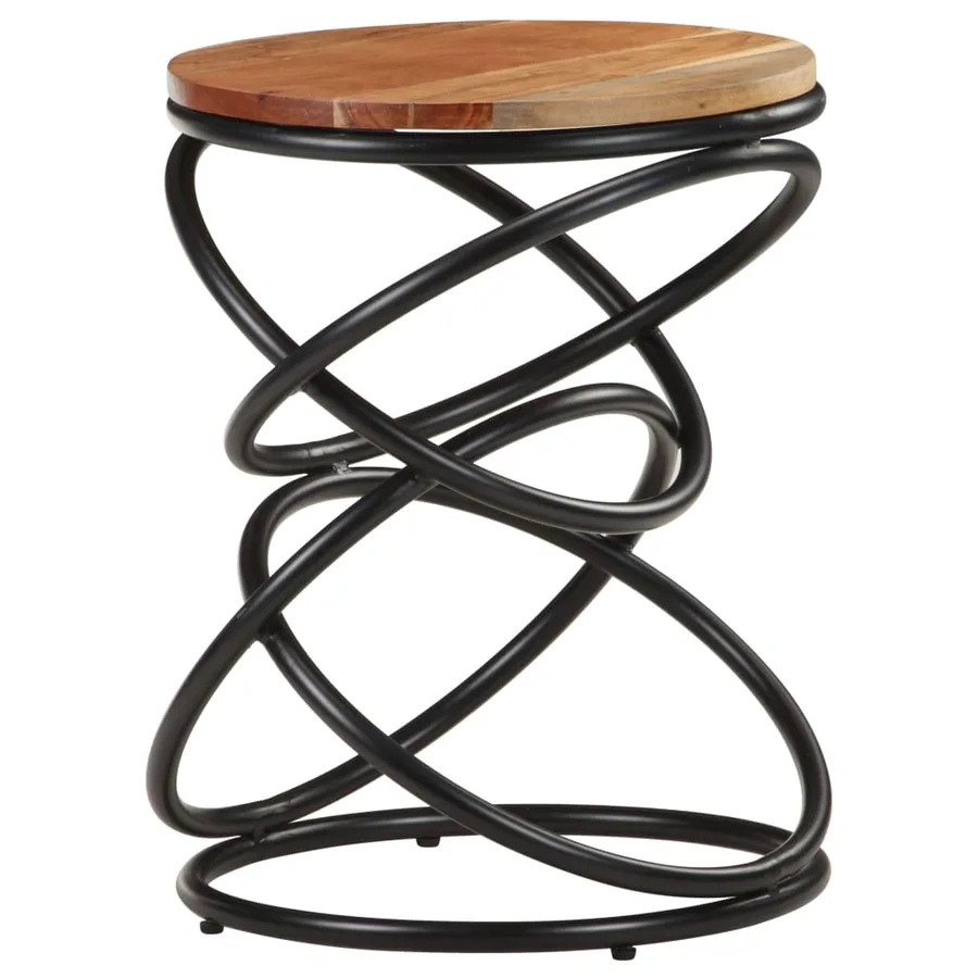 Table d'appoint 40x40x52 cm Bois d'acacia massif - 11