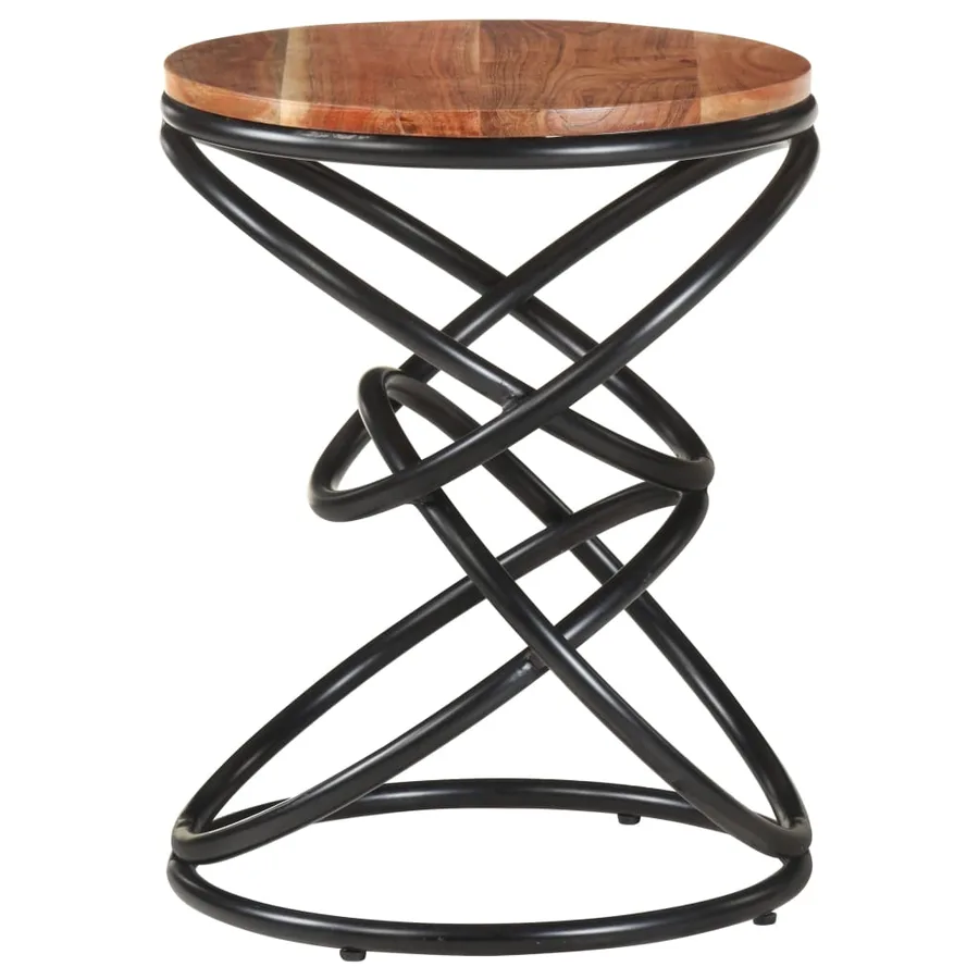 Table d'appoint 40x40x52 cm Bois d'acacia massif - 3