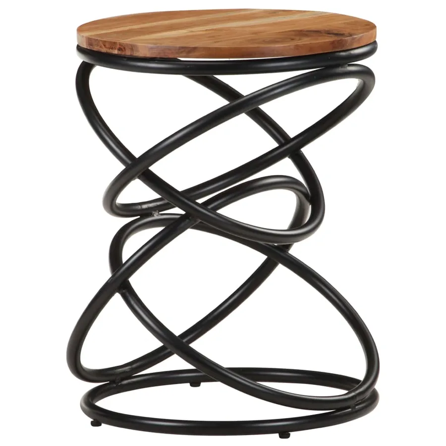 Table d'appoint 40x40x52 cm Bois d'acacia massif - 8