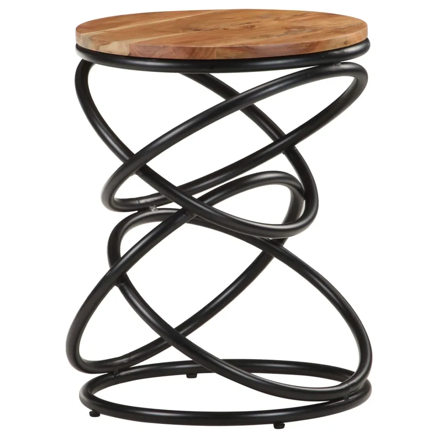 Table d'appoint 40x40x52 cm Bois d'acacia massif - 9