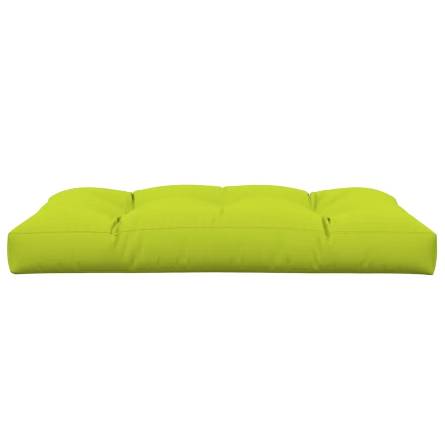 Coussin de palette vert vif 120x80x12 cm tissu - 4