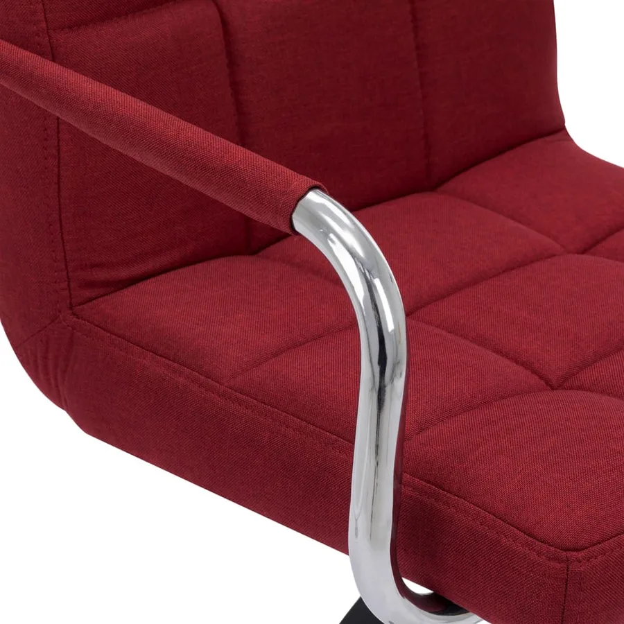 Chaise de bar Bordeaux Tissu - 6